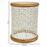 Sofabord Alexandra House Living Brun Metal Gran Tr MDF 43 x 55 x 43 cm #4