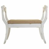 Stol Alexandra House Living Hvid Svamp Gran Tr MDF 45 x 78 x 90 cm #29