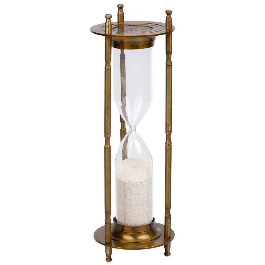 Timeglas Alexandra House Living Brun Aluminium 10 x 30 x 10 cm #1