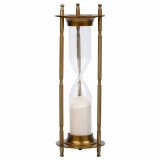 Timeglas Alexandra House Living Brun Aluminium 10 x 30 x 10 cm #15