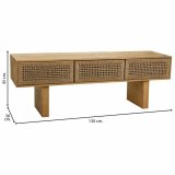 Sofabord Alexandra House Living Brun Tov Gran Paulonia tr 36 x 45 x 130 cm #4