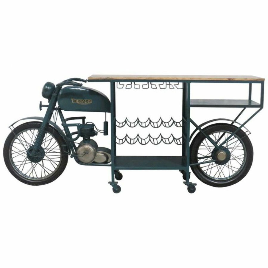 Flaskestativ bar Alexandra House Living Drive Bl 45 x 100 x 210 cm #16