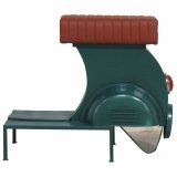 Taburet Alexandra House Living Bl PVC Lder Jern 50 x 75 x 95 cm Motorcykel #8