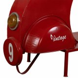 Taburet Alexandra House Living Rd PVC Lder Jern 50 x 75 x 95 cm Motorcykel #43