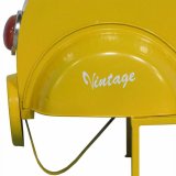 Taburet Alexandra House Living Gul PVC Lder Jern 50 x 75 x 95 cm Motorcykel #29