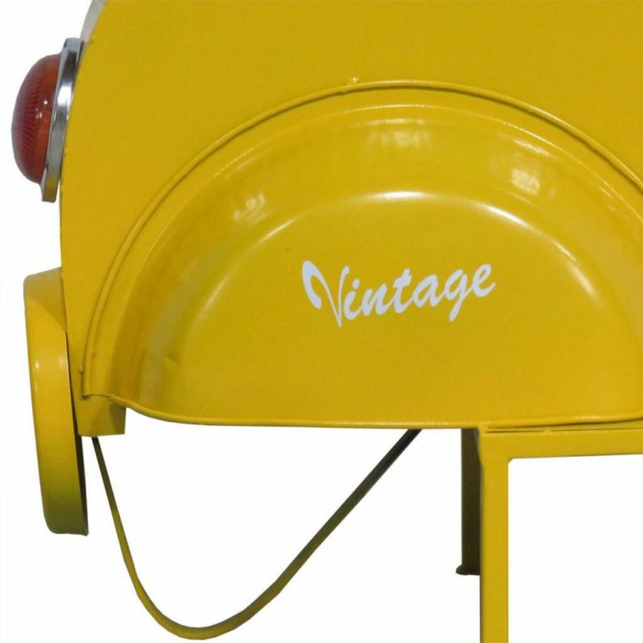 Taburet Alexandra House Living Gul PVC Lder Jern 50 x 75 x 95 cm Motorcykel #29