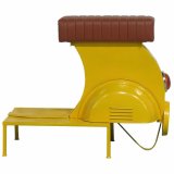 Taburet Alexandra House Living Gul PVC Lder Jern 50 x 75 x 95 cm Motorcykel #36
