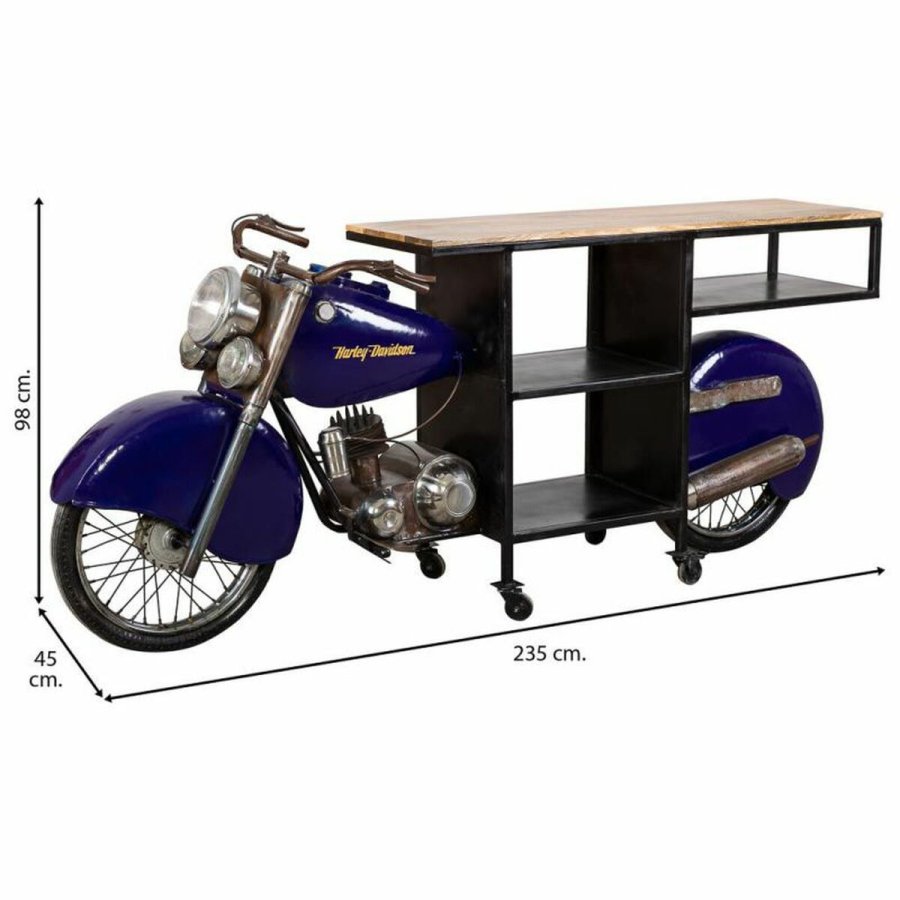 Flaskestativ bar Alexandra House Living Drive Bl 45 x 98 x 235 cm #11