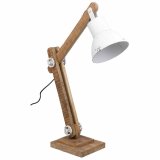Flexo/skrivebordslampe Alexandra House Living Hvid Metal Jern Mangotr 22 x 79 x 17 cm #1