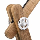 Flexo/skrivebordslampe Alexandra House Living Hvid Metal Jern Mangotr 22 x 79 x 17 cm #6