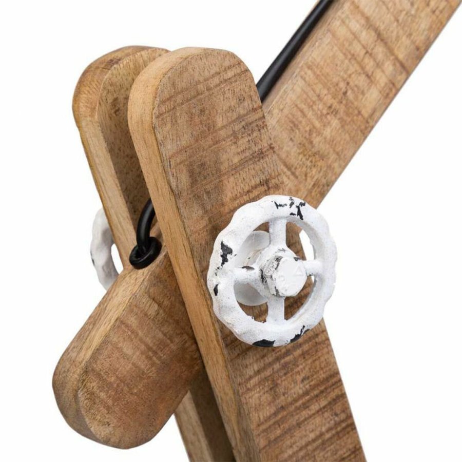 Flexo/skrivebordslampe Alexandra House Living Hvid Metal Jern Mangotr 22 x 79 x 17 cm #6