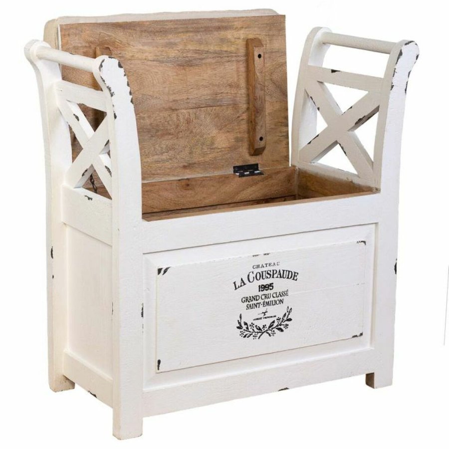 Stol Alexandra House Living Hvid Tr 33 x 73 x 72 cm #8