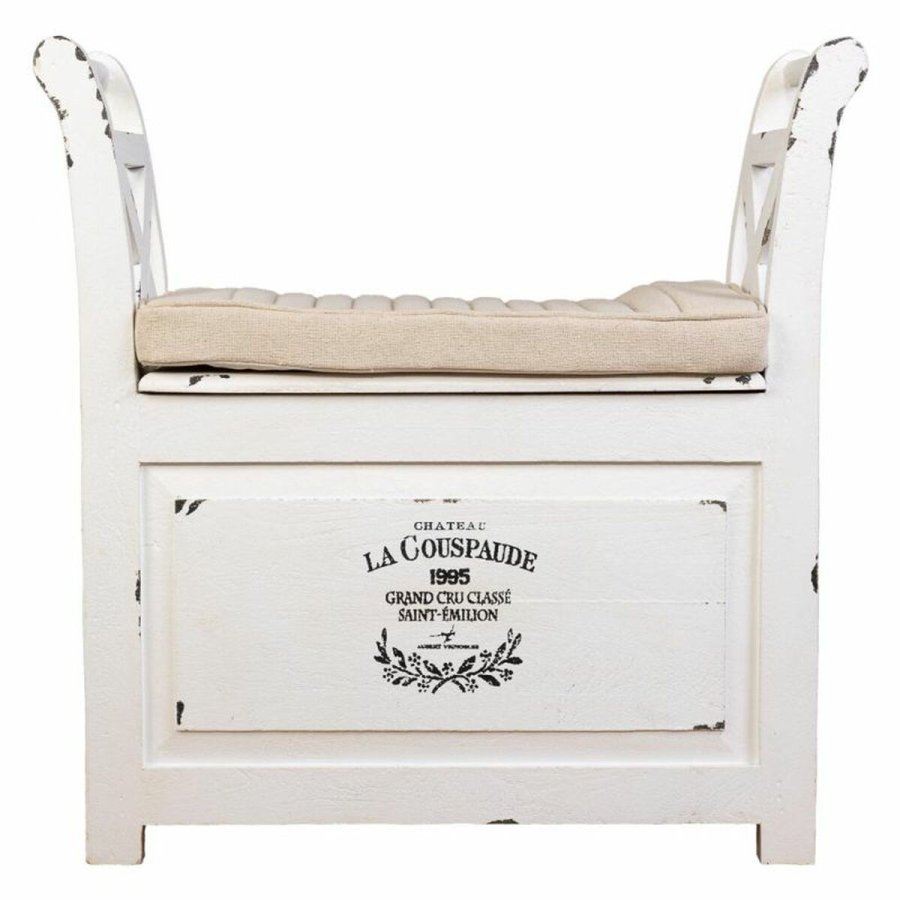 Stol Alexandra House Living Hvid Tr 33 x 73 x 72 cm #22