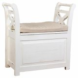 Stol Alexandra House Living Hvid Tr 33 x 73 x 72 cm #29