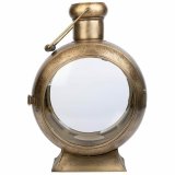 Lysestage Alexandra House Living Gylden Metal Glas Jern 21 x 47 x 33 cm #5