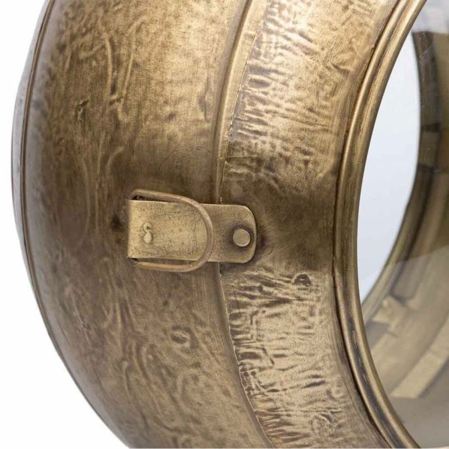 Lysestage Alexandra House Living Gylden Metal Glas Jern 21 x 47 x 33 cm #7