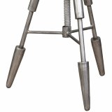 Taburet Alexandra House Living Brun Lder Metal Jern 39 x 55 x 39 cm #29