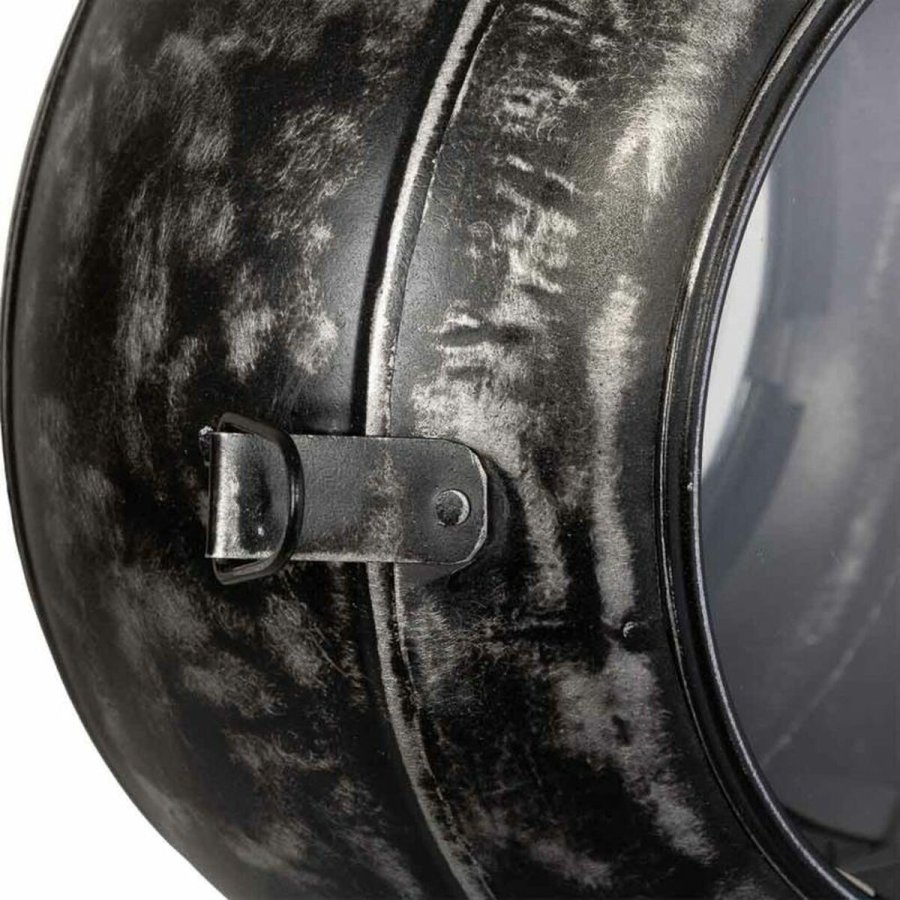 Lysestage Alexandra House Living Sort Glas Jern 21 x 40 x 29 cm #7