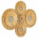 Vgspejl Alexandra House Living Brun 77 x 3 x 97 cm Geometri #8