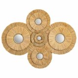 Vgspejl Alexandra House Living Brun 77 x 3 x 97 cm Geometri #1