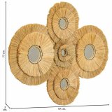 Vgspejl Alexandra House Living Brun 77 x 3 x 97 cm Geometri #15