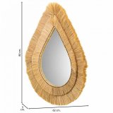Vgspejl Alexandra House Living Brun 80 x 3 x 62 cm Drbe #15