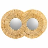 Vgspejl Alexandra House Living Brun 73 x 3 x 116 cm Cirkler #2