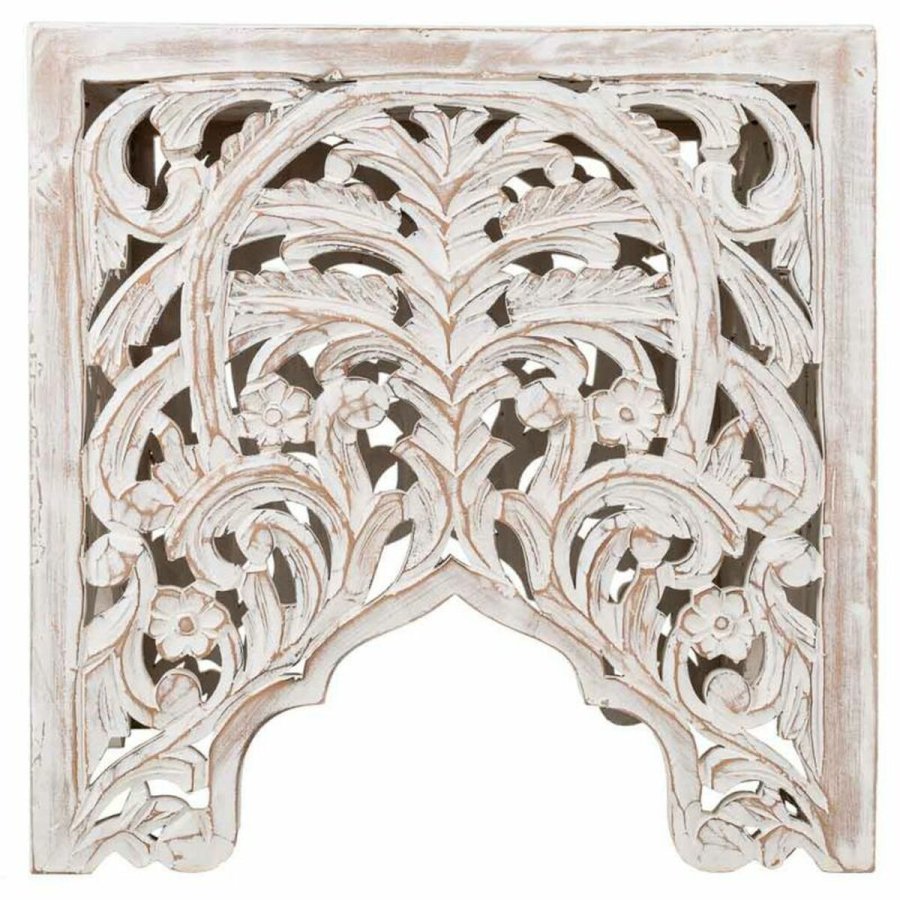 Sofabord Alexandra House Living Hvid Mangotr 45 x 45 x 45 cm #2