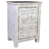 Natbord Alexandra House Living Hvid Brun 40 x 53 x 73 cm #8