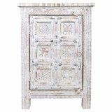 Natbord Alexandra House Living Hvid Brun 40 x 53 x 73 cm #1
