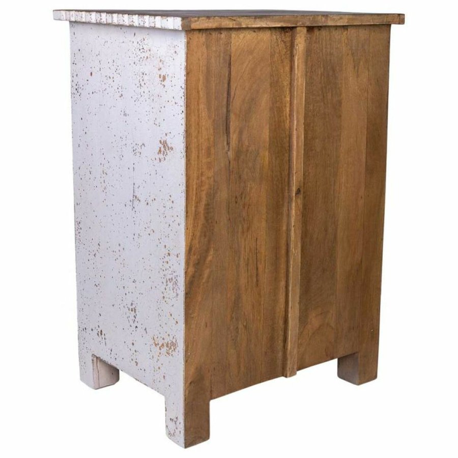 Natbord Alexandra House Living Hvid Brun 40 x 53 x 73 cm #22