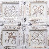 Natbord Alexandra House Living Hvid Brun 40 x 53 x 73 cm #36