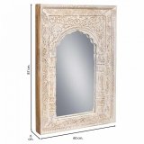 Vgspejl Alexandra House Living Fldefarvet 6 x 60 x 87 cm Rektangulr #36