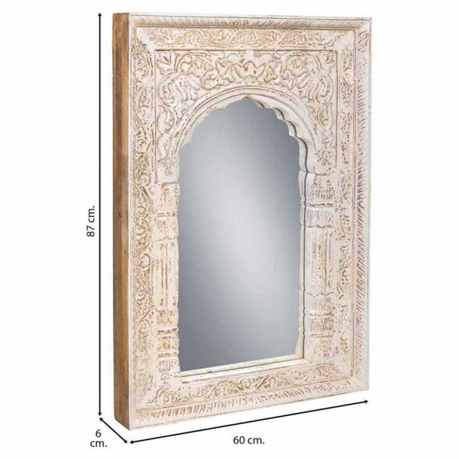 Vgspejl Alexandra House Living Fldefarvet 6 x 60 x 87 cm Rektangulr #36