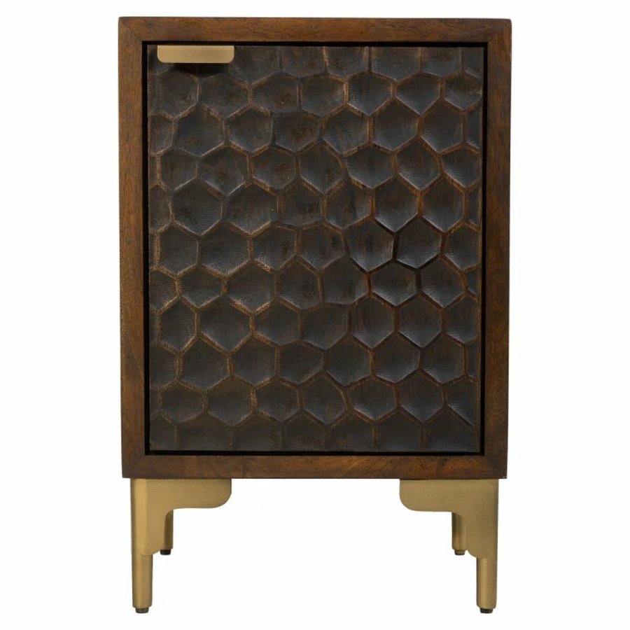 Natbord Alexandra House Living Brun 35 x 60 x 40 cm #1