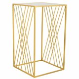 Hjrnebord Alexandra House Living Guld 40 x 70 x 40 cm #5