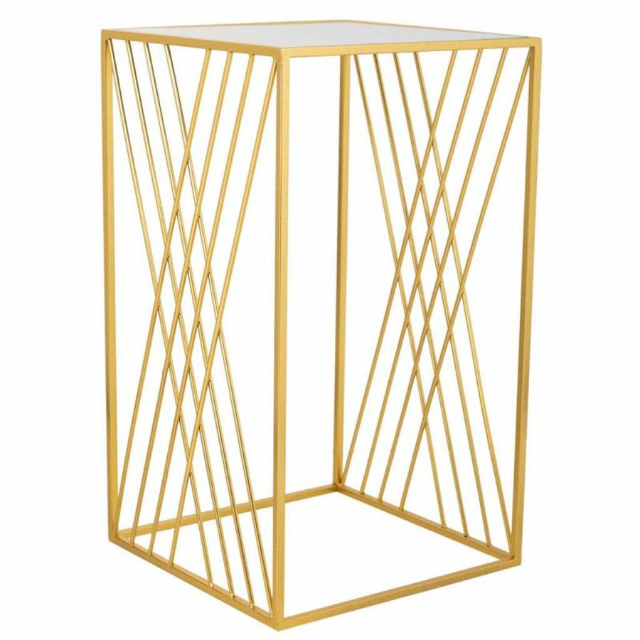 Hjrnebord Alexandra House Living Guld 40 x 70 x 40 cm #5