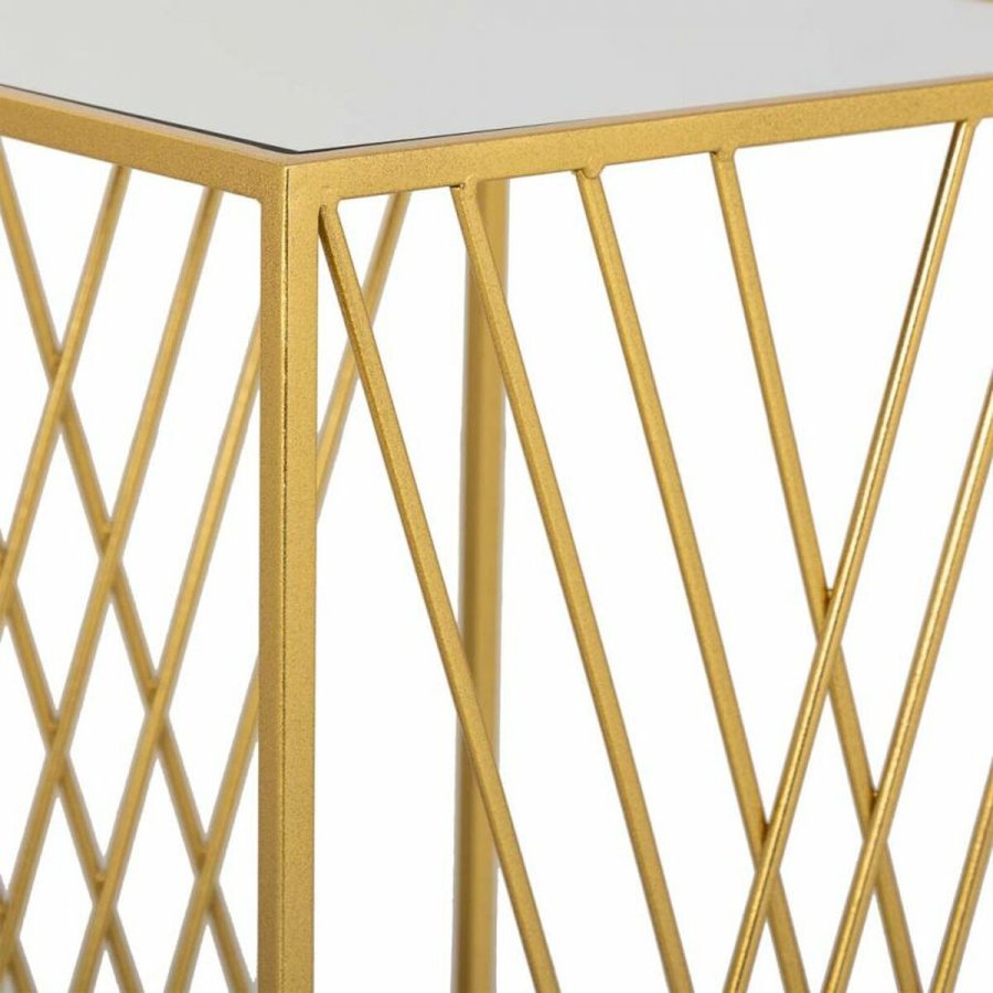 Hjrnebord Alexandra House Living Guld 40 x 70 x 40 cm #6
