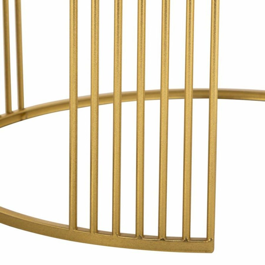 Sofabord Alexandra House Living Guld Jern Spejl Tr MDF 80 x 48 x 80 cm #6