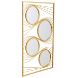 Vgspejl Alexandra House Living Gylden 2 x 96 x 61 cm Rektangulr #1