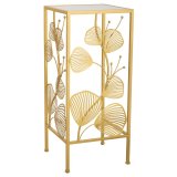 Hjrnebord Alexandra House Living Guld 31 x 71 x 31 cm #1