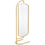 Fritstende spejl Alexandra House Living Guld Metal Jern Spejl 40 x 162 x 62 cm #8