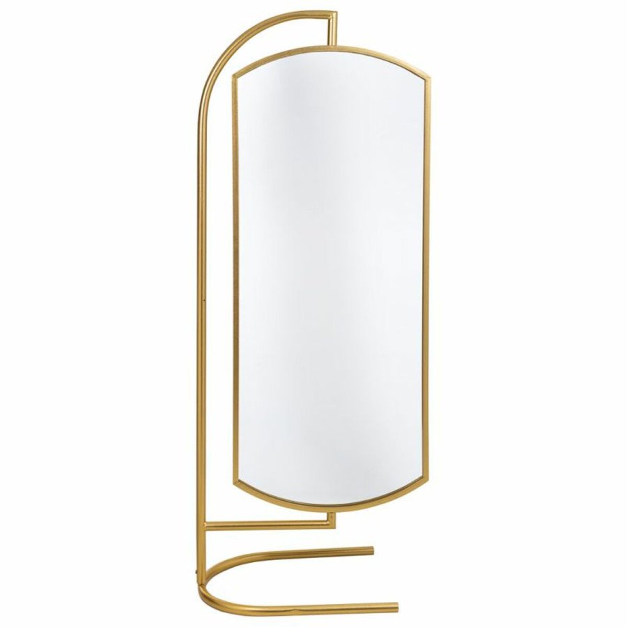 Fritstende spejl Alexandra House Living Guld Metal Jern Spejl 40 x 162 x 62 cm #1