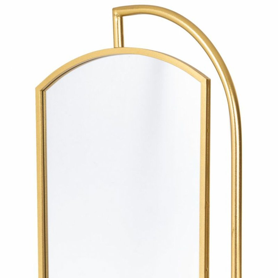 Fritstende spejl Alexandra House Living Guld Metal Jern Spejl 40 x 162 x 62 cm #36