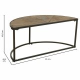 St med 2 borde Alexandra House Living Brun Jern Gran 45 x 40 x 91 cm #3
