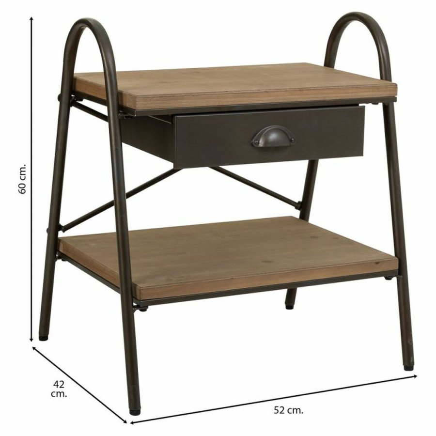 Natbord Alexandra House Living Brun 42 x 60 x 52 cm #15