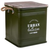Taburet Alexandra House Living Grn Metal Tov Gran 36 x 36 x 39 cm #1