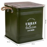 Taburet Alexandra House Living Grn Metal Tov Gran 36 x 36 x 39 cm #22