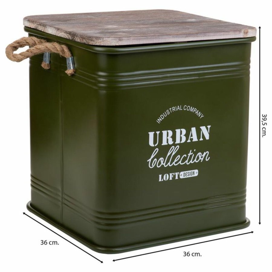 Taburet Alexandra House Living Grn Metal Tov Gran 36 x 36 x 39 cm #22
