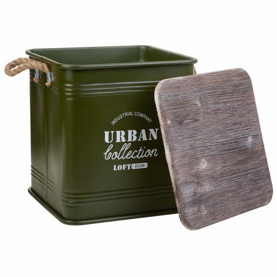 Taburet Alexandra House Living Grn Metal Tov Gran 36 x 36 x 39 cm #36